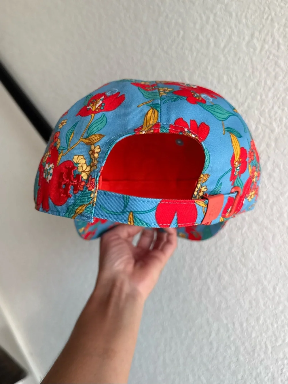 Tory Burch Printed Love Cap In Wildflower NWOT